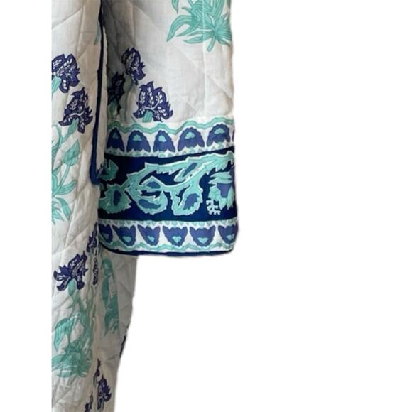 La Cera Reverisble Quilted Coat Floral Size 1X - Picture 5 of 10